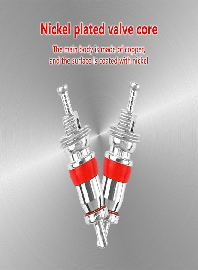 carleef 30PCS Car Tire Valve Stem Cores,Universal Tire Valve Tools for Cars Trucks SUVs Motorcycle HVAC,Nickel Plated Valve Core for Replacing Damaged Car Accessories - Image 3